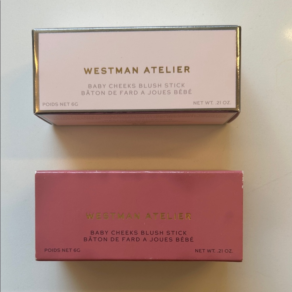 Westman Atelier Baby Cheeks Blush Stick - Soft Pink and Rose